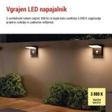 STENSKA VRTNA SVETILKA EMOS LED IP44,SOLAR, WALL MOUNTED