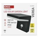 STENSKA VRTNA SVETILKA EMOS LED IP44,SOLAR, WALL MOUNTED