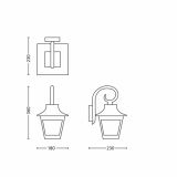 STENSKA VRTNA SVETILKA PHILIPS 15401/86/16 HEDGE 1X53W E27 RJA
