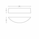 STENSKA VRTNA SVETILKA PHILIPS 17130/93/16 PATCH 1X18W E27 ANTRACIT