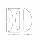 STENSKA VRTNA SVETILKA PHILIPS 17166/47/16 SEEDLING 1X23W E27 INOX