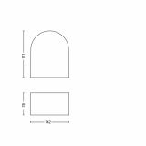 STENSKA VRTNA SVETILKA PHILIPS 17181/47/16 PICNIC 1X15W E27 INOX