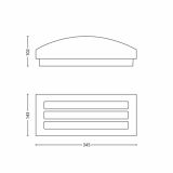 STENSKA VRTNA SVETILKA PHILIPS 17217/47/16 GROVE 1X23W E27 INOX