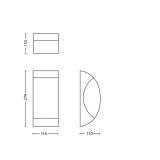 STENSKA VRTNA SVETILKA PHILIPS 17250/30/16 STARRY 1X20W E27 ČRNA