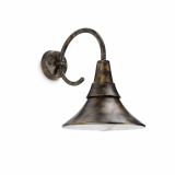 STENSKA VRTNA SVETILKA PHILIPS 17258/42/16 FOWL 1X20W E27 ČRNA