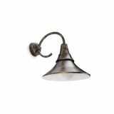 STENSKA VRTNA SVETILKA PHILIPS 17258/42/16 FOWL 1X20W E27 ČRNA