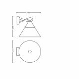 STENSKA VRTNA SVETILKA PHILIPS 17259/42/16 FIG 1X15W E27 ČRNA