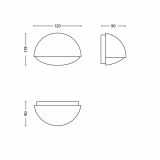 STENSKA VRTNA SVETILKA PHILIPS DUST 1X3W LED 16407/93/16 ANTRACIT