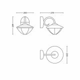 STENSKA VRTNA SVETILKA PHILIPS EDEN 1X7.5W RJAVA,