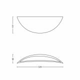 LED ZUNANJA STENSKA SVETILKA PHILIPS MORNINGDEW 6.5W