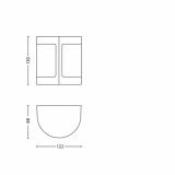 LED ZUNANJA STENSKA SVETILKA PARROT 3W