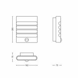 SENZORSKO SVETILO PHILIPS RACCON 1X3W S SENZORJEM ANTRACIT, LED