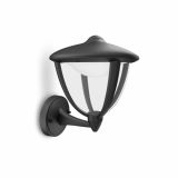 STENSKA VRTNA SVETILKA PHILIPS ROBIN 1X4.5W LED 15470/30/16 ČRNA