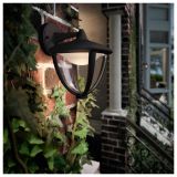 STENSKA VRTNA SVETILKA PHILIPS ROBIN 1X4.5W LED 15471/30/16 ČRNA