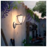 STENSKA VRTNA SVETILKA PHILIPS ROBIN 1X4.5W LED BELA S SENZORJEM