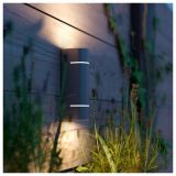 STENSKA VRTNA SVETILKA PHILIPS SUNSET 2X1W INOX, LED