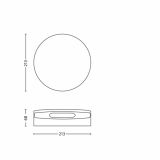 STENSKA VRTNA SVETILKA PHILIPS TRANQUILITY 2X7.5W ANTRACIT, LED