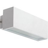 STENSKA VRTNA SVETILKA RABALUX MATARO 10W L18CM BELA