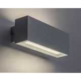 STENSKA VRTNA SVETILKA RABALUX MATARO 10W L18CM BELA