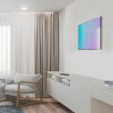 STENSKI NOSILEC ZA TV, TRDEN, 191 CM (75") DO 40 KG, RAZMIK MED STENO 2,5 CM