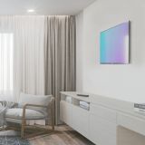 STENSKI NOSILEC ZA TV, TRDEN, 254 CM (100") DO 75 KG, RAZMIK MED STENO 2,1 CM