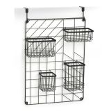 KUHINJSKO DRŽALO ZELLER PRESENT STENSKI ORGANIZATOR 5/1 METAL ČRNI