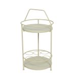 KOVINSKA MIZA DECORIS STOJALO ZA VINO MARIE Z LISTI, 40X76 CM