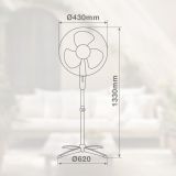 STOJEČI VENTILATOR GSC NIAROS 43CM 45W