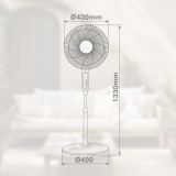 STOJEČI VENTILATOR GSC NIAROS 43CM 50W