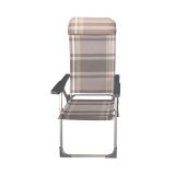 STOL ZA KAMPIRANJE MQ GENOVA SIV 57X60X110 CM ZLOŽLJIV