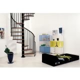 STOPNICE ARKE KLAN FI 160 CM SIVA/TEMNA