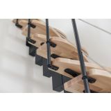 STOPNICE MINKA QUATRO ČRNA/BUKEV