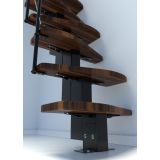 STOPNICE MINKA QUATRO ČRNA/TEMNA BUKEV