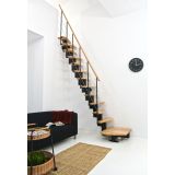 STOPNICE MINKA QUATRO TURN ČRNA/BUKEV