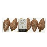 OKRASEK ZA JELKO STORŽI 8 CM RJAVI