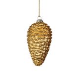 OKRASEK ZA JELKO GLOSSTYLE STORŽI 9 CM ZLATI 3 KOSI