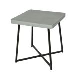 KOVINSKA MIZA DECORIS STRANSKA SAN MONICA 38X38X41 CM