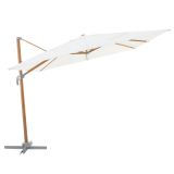 SENČNIK NATERIAL STRAN. AGORA 290X290 BEL ALU, JEKLO 250G