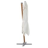 SENČNIK NATERIAL STRAN. AGORA 290X290 BEL ALU, JEKLO 250G