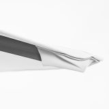 SENČNIK NATERIAL STRANSKI AURA 290X290 BEL ALU, JEKLO, 250G