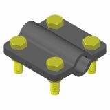 STRELOVODNI PRIBOR HERMI SPONKA VEZNA KON04 2X48 RF-V, 8-10MM