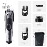 STRIŽNIK ZA LASE BRAUN HC 7590 +5 NASTAVKOV