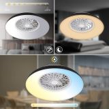 STROPNI VENTILATOR BRILONER AXEL LED 18W, ČRN