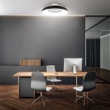 STROPNI VENTILATOR BRILONER AXEL LED 18W, ČRN
