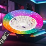 STROPNI VENTILATOR BRILONER GALA LED 15W BELA