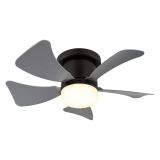 STROPNI VENTILATOR GLOBO KOVINSKI SIV MAT LED
