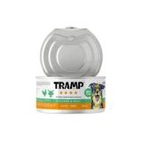 MOKRA HRANA ZA PSE TRAMP 4* DOG PATE PUPPY PAŠTETA ZA PASJE MLADIČE S PIŠČANCEM IN GOVEDINO, 16 X 185 G