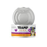 MOKRA HRANA ZA PSE TRAMP 4* DOG PATE WITH TURKEYPAŠTETA ZA ODRASLE PSE S PURANOM, 16 X 185 G