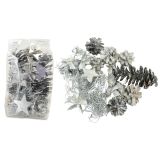 DEKORACIJA R+W SUHI DEKOR 100 G SREBRN