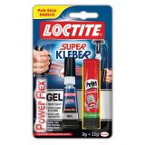SEKUNDNO LEPILO LOCTITE SUPER ATTAK GEL 3G + PRITT 11G GRATIS